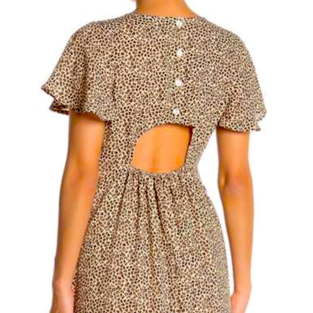 Bobeau NWT “Animalistic” Midi Dress